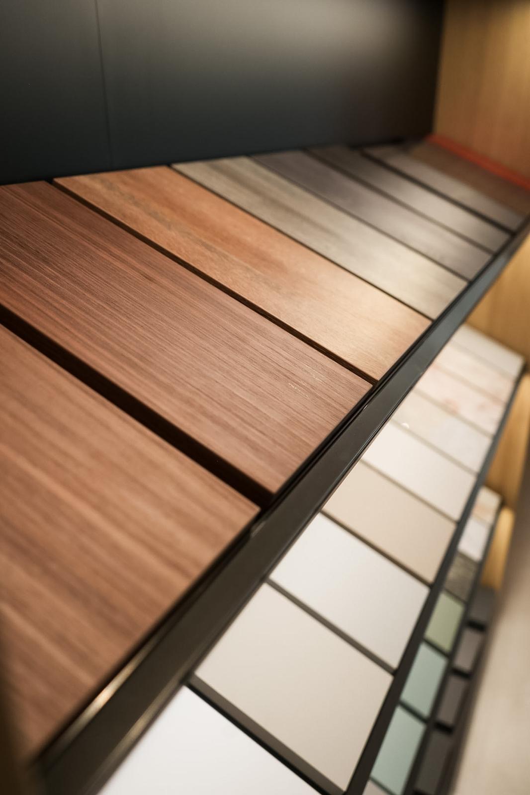 Finesse material selection and interior finish detail